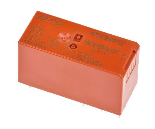 63-7679-64 DPDT PCB Mount Latching Relay 15 A, 12V dc For Use In Power Applications RT424F12