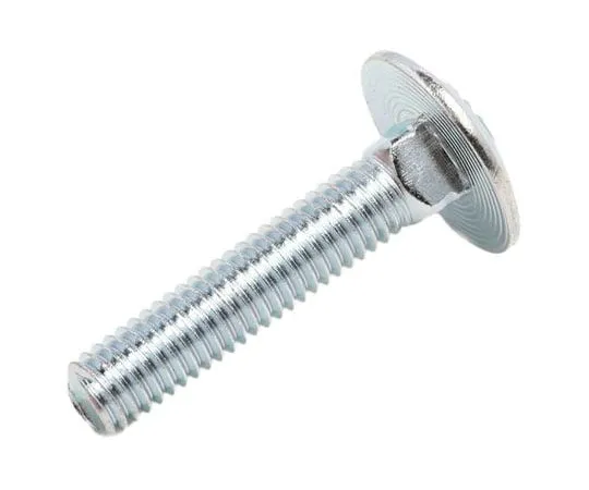 63-7601-87 Bright Zinc Plated Steel Coach Bolt, M6 x 30mm 512-0991