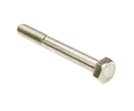 63-7596-46 Plain Stainless Steel Hex Bolt, M12 x 100mm 508-1155