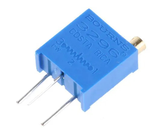 63-7608-32 50Ω Through Hole Trimmer Potentiometer 0.5W Top Adjust Bourns 3296 Series 3296Y-1-500LF