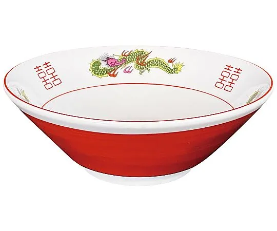 69-5206-54 Porcelain Chinese Dishes Akamaki Mitsuryu Kiritate Rice Bowl 6.5 cm (φ195) 8179861