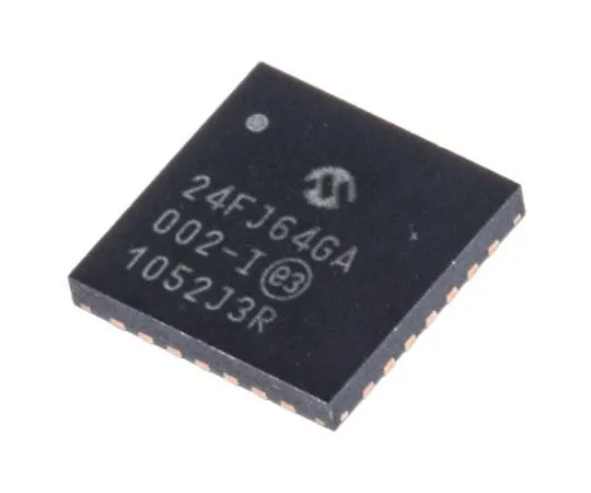 63-7660-64 Microchip PIC24FJ64GA002-I/ML, 16bit PIC Microcontroller, 32MHz, 64 kB Flash, 28-Pin QFN PIC24FJ64GA002-I/ML