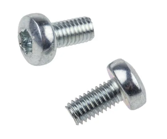 63-7573-72 Zinc plated & clear Passivated Pan Steel Tamper Proof Security Screw, M3 x 6mm 482-7893