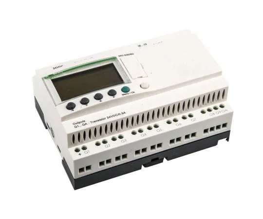 63-7572-47 Schneider Electric Zelio Logic Module, 24 V dc Transistor, 16 x Input, 10 x Output With Display SR3B262BD