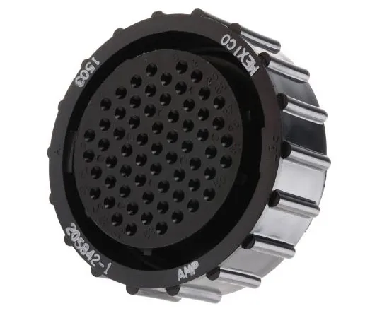 63-7682-28 TE Connectivity CPC Series 2 Series Cable Mount Connector, 63 contacts Plug 205842-1