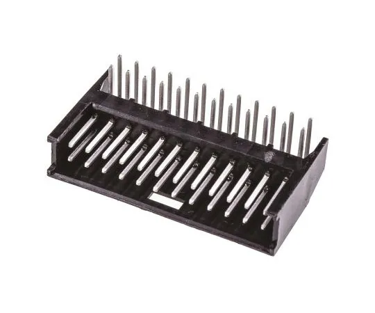 63-7598-34 TE Connectivity AMPMODU MOD II, 24 Way, 2 Row, Right Angle PCB Header 280522-1