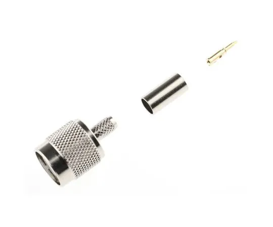 63-7627-39 RS Pro Straight 50Ω Cable Mount TNC Connector, Crimp Termination, RG58 546-5200