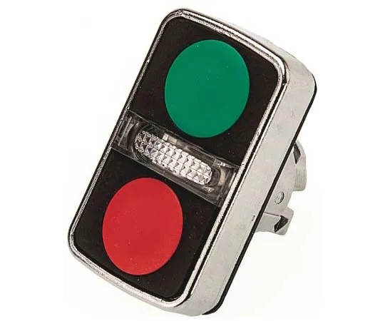 63-7731-17 Schneider Electric Harmony XB4 Series, Green, Red Push Button Head, Green, I/O, Red, 22mm Cutout ZB4BW7A3740