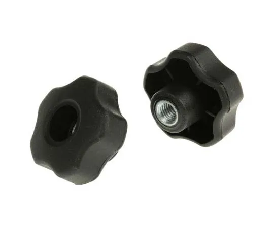 63-7715-02 RS PRO Black Thermoplastic Knob, M10 x 15 702-7620