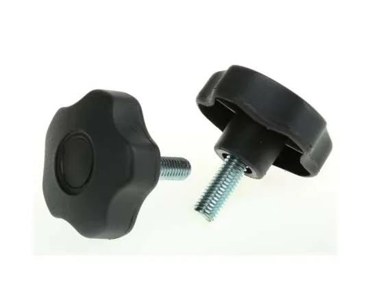 63-7714-90 RS PRO Black Thermoplastic Knob, M10 x 25 702-7582
