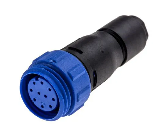 63-7570-41 Bulgin Buccaneer 400 Series In-line Connector, 10 contacts Plug PX0411/10S/6065