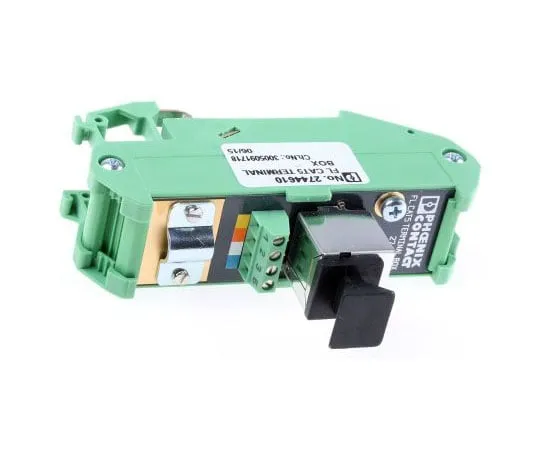 63-7612-37 Phoenix Contact FL CAT5 TERMINAL BOX Terminal Box, DIN Rail Mount 90 x 25 x 52 mm 2744610