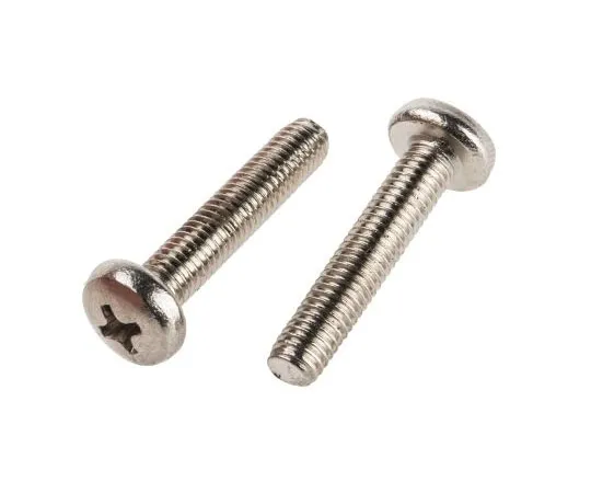63-7575-20 RS Pro, M5 Pan Head, 25mm Brass Cross Nickel Plated0.8 483-0287