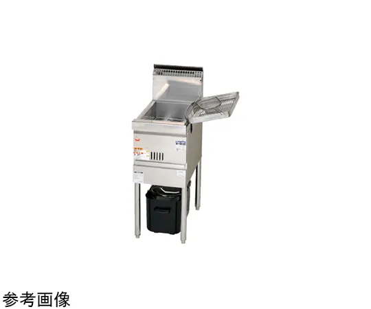 69-8549-47　Ryokuriya Fryer (Low Oil Amount Type) 350 x 600 x 800 x 150 mm　MGF-CE12-LO-13A