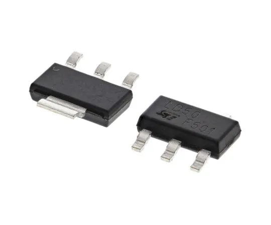 63-7693-04 STMicroelectronics LD1117S50TR, LDO Regulator, 1.3A, 5 V, ±1% 3+Tab-Pin, SOT-223 LD1117S50TR