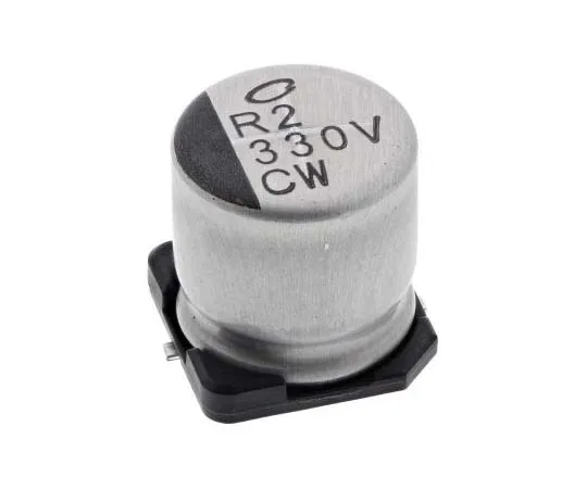 63-7746-76 Nichicon 330μF 35V dc Aluminium Electrolytic Capacitor, Surface Mount 10 (Dia.) x 10mm +105°C 10mm UCW1V331MNL1GS