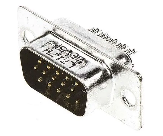 63-7699-55 Amphenol HD Series Panel Mount, 15 Pin D-sub Connector Plug, Shell Size E High Density L717HDE15P
