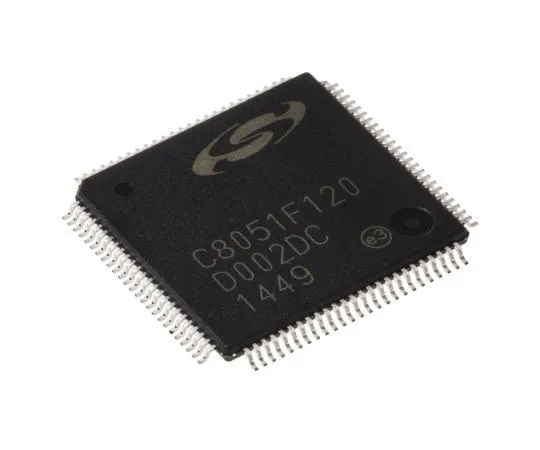 63-7612-02 Silicon Labs C8051F120-GQ, 8bit 8051 Microcontroller, 100MHz, 128 kB Flash, 100-Pin TQFP C8051F120-GQ