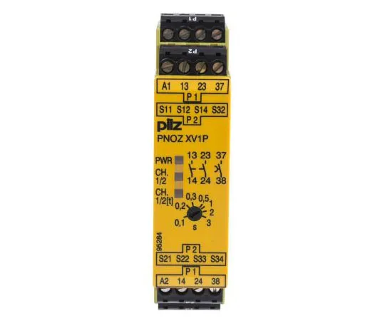 63-7583-12 Pilz PNOZ XV1P 24 V dc Safety Relay Single or Dual Channel With 2 Safety Contacts 777601