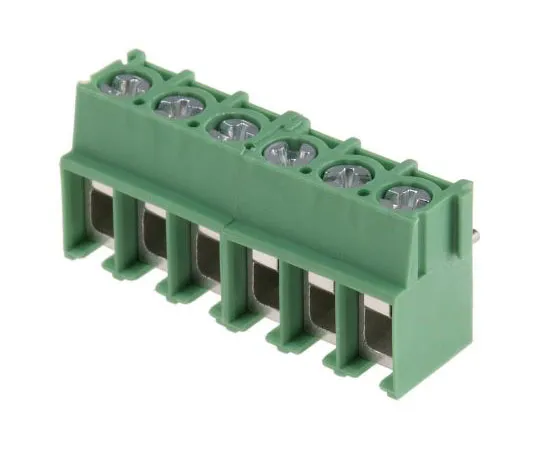 63-7650-86 Phoenix Contact PT 2.5/ 6-5.0-V PCB Terminal Block, 6 Way/Pole, Screw Terminals, 20 → 10 AWG Through Hole, 1987766