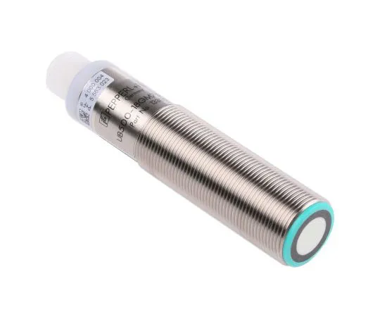 63-7558-33 Pepperl + Fuchs Ultrasonic Sensor Barrel 30 → 500 mm Analogue, 5-Pin M12 Connector UB500-18GM75-I-V15