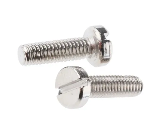 63-7574-99 RS Pro, M3 Cheese Head, 10mm Brass Slot Nickel Plated0.5 482-9760