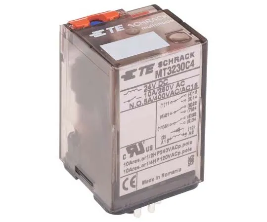 63-7746-46　TE ConnectivityMT 3PDT Non-Latching Relay Plug In, 24V dc Coil, 10A　MT3230C4 7-1393091-9
