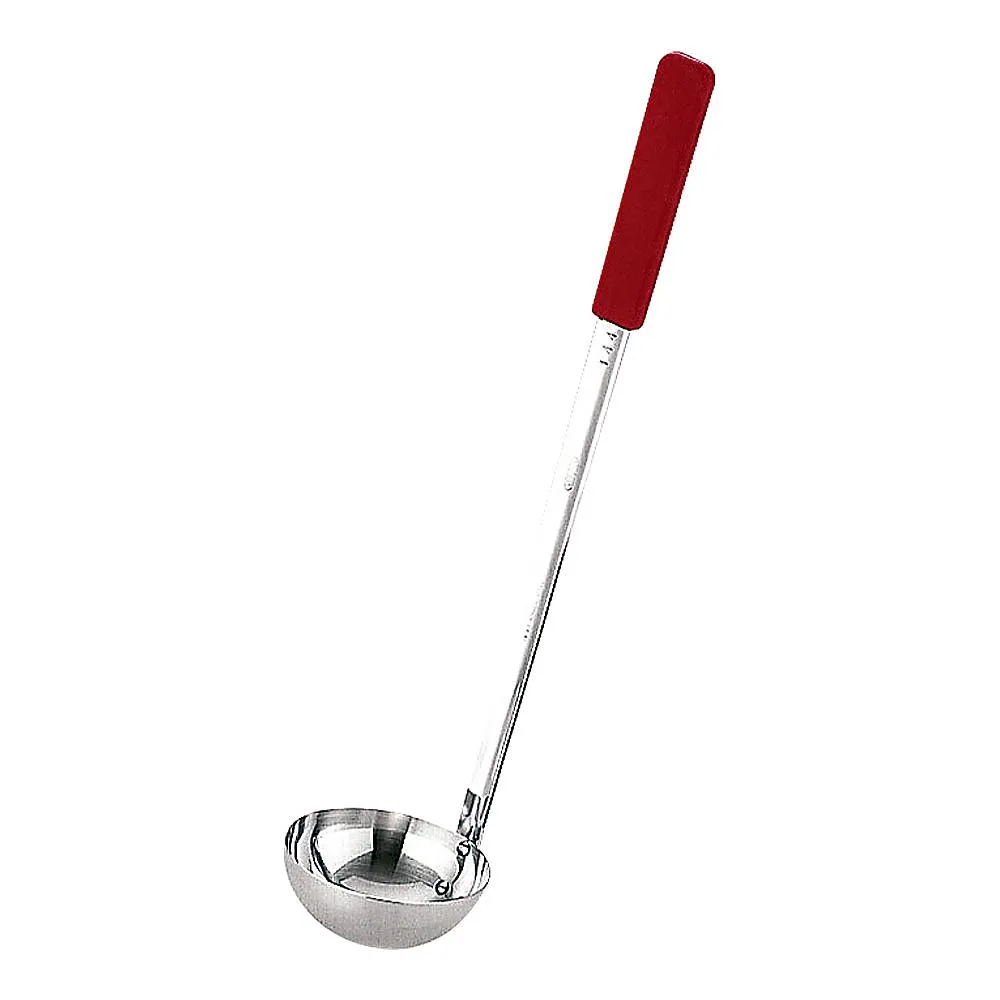 65-3872-09 UK18-8 Color Handle Ladle Red 90cc