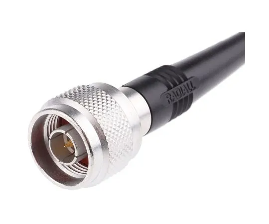 63-7591-21 Radiall Male BNC to Male N RG58 Coaxial Cable, 50 Ω R284C0351027