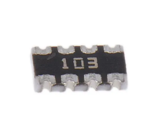 63-7609-90 Bourns CAT16 Series 10kΩ ±5% Isolated SMT Resistor Array, 4 Resistors, 0.25W total 1206 (3216M) package Concave CAT16-103J4LF