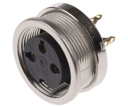63-7615-66 Lumberg 3 Pole Din Socket Socket, DIN EN 60529, 5A, 250 V ac IP68 0304 03