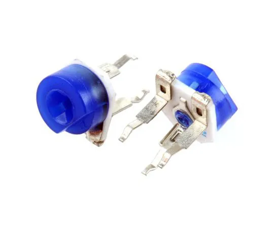 63-7581-75 500Ω Through Hole Trimmer Potentiometer 0.2W Top Adjust Bourns 3306 Series 3306P-1-501