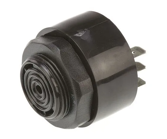 63-7617-03 RS PRO 6 → 28 V dc 88dB Panel Mount Continuous, Fast Pulse Internal Piezo Buzzer, 2300 → 3300 Hz 535-8382