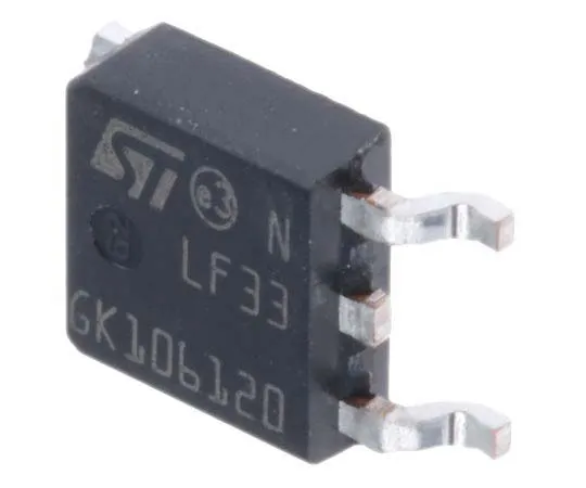 63-7744-85 STMicroelectronics LF33CDT-TR, LDO Regulator, 500mA, 3.3 V, ±2% 3-Pin, DPAK LF33CDT-TR