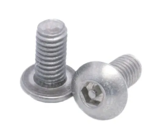 63-7642-47 Plain Button Stainless Steel Tamper Proof Security Screw, M3 x 6mm 621-2754