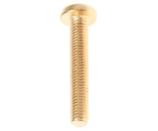 63-7575-58 RS Pro, M5 Pan Head, 30mm Brass Slot0.8 483-1634