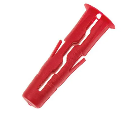 63-7606-44 Rawl Fixings Plastic Wall Plug R-UNO-RED-1000, fixing hole diameter 6mm, length 28mm R-UNO-RED-1000