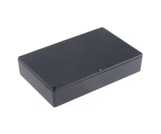 63-7613-11 Hammond 1590, Die Cast Aluminium Enclosure, IP54, Shielded, 187.5 x 119.5 x 33mm 1590DDBK