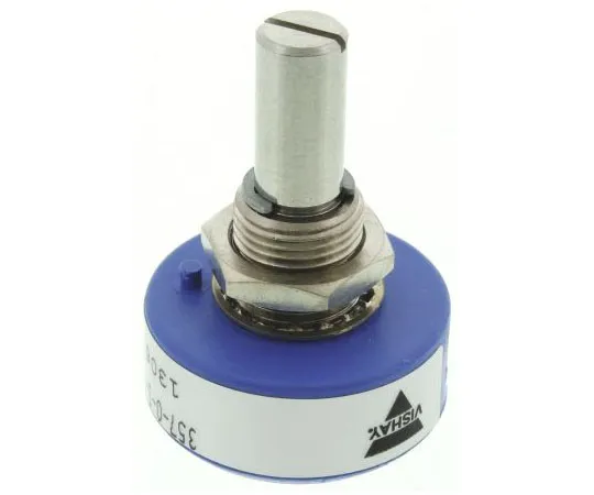 63-7560-31 Vishay 1 Gang Continuous Turn Rotary Conductive Plastic Potentiometer with a 6.35 mm Dia. Shaft, 20kΩ, ±20%, 1W, Linear 357B0203MAB251S22