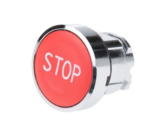 63-7653-27 Schneider Electric Harmony XB4 Series, Red Push Button Head, Spring Return, 22mm Cutout ZB4BA434