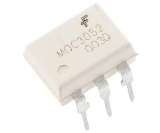 63-7670-07 ON Semiconductor, MOC3052M Triac Output Optocoupler, Through Hole, 6-Pin PDIP MOC3052M