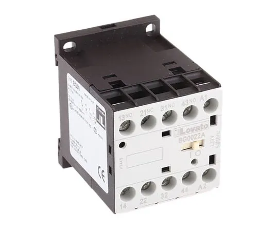 63-7691-17 Lovato 4 Pole Contactor, 10 A, 230 V ac Coil, Orange, 2NO/2NC 11BG0022A230