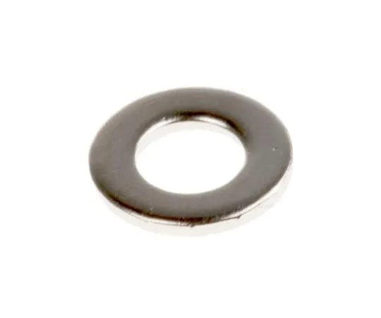 63-7575-33 Nickel Plated Brass Plain Washer, 0.5mm Thickness, 6BA 483-0710