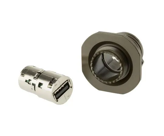 63-7618-43 Amphenol USBF TV Series, Panel Mount, Version Type A Type A USB Connector, Receptacle USBF TV 71 G