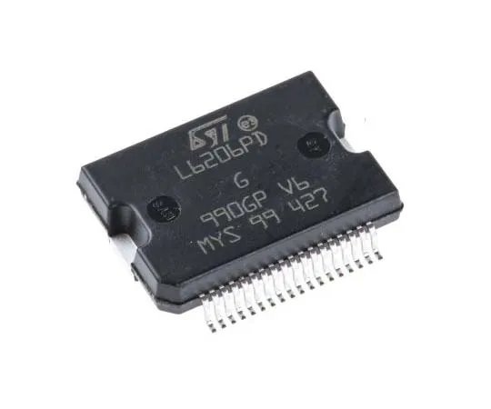 63-7744-75 STMicroelectronics L6206PD,  Brushed Dual Full Bridge Motor Driver, 52 V 2.8A 36-Pin, PowerSO L6206PD