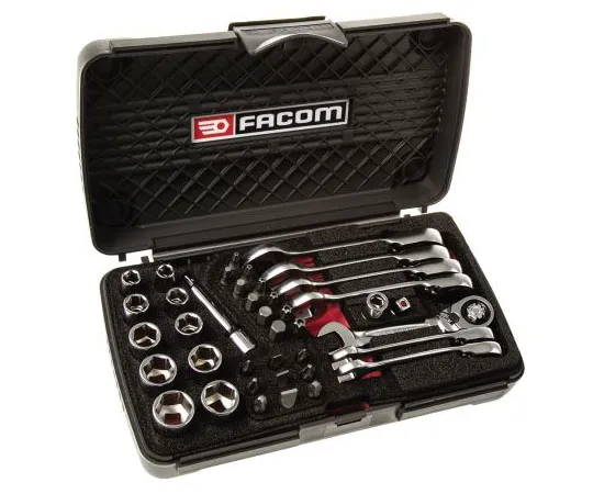 63-7668-86 Facom 41 Piece Mechanics Case Tool Kit 467BS.BOXPB