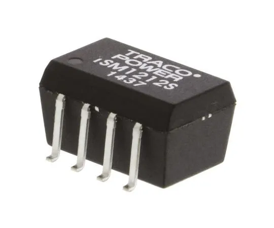 63-7599-44 TRACOPOWER TSM 1W Isolated DC-DC Converter Surface Mount, Voltage in 10.8 → 13.2 V dc, Voltage out 12V dc TSM 1212S
