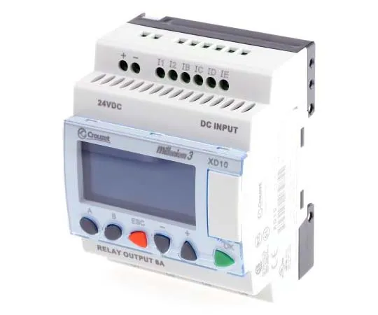 63-7719-18 Crouzet Millenium 3 Logic Module, 24 V dc Relay, 6 x Input, 4 x Output With Display 88974141