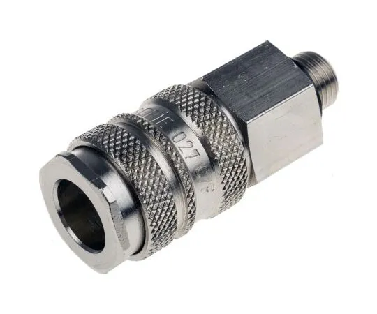 63-7663-14　RS PRO Pneumatic Quick Connect Coupling Brass 1/4 in Threaded　667-2049