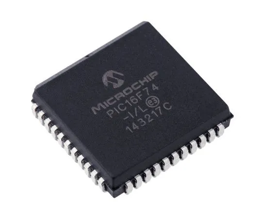 63-7563-29 Microchip PIC16F74-I/L, 8bit PIC Microcontroller, 20MHz, 4K Flash, 44-Pin PLCC PIC16F74-I/L